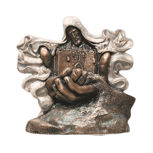 Menorah Bronze Cremation Urn